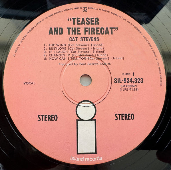 Cat Stevens – Teaser And The Firecat LP vinyl record, image 4 of 7