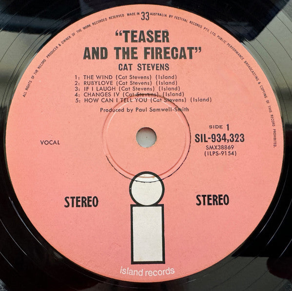 Cat Stevens – Teaser And The Firecat LP vinyl record, image 4 of 7
