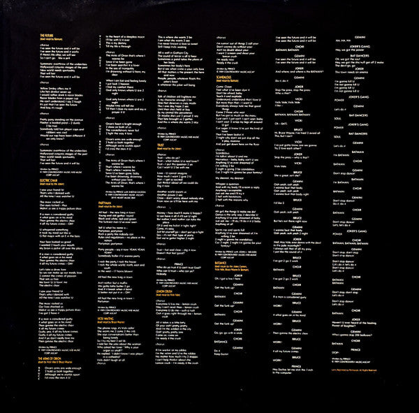 Prince – Batman™ (Motion Picture Soundtrack) LP vinyl record, image 7 of 10