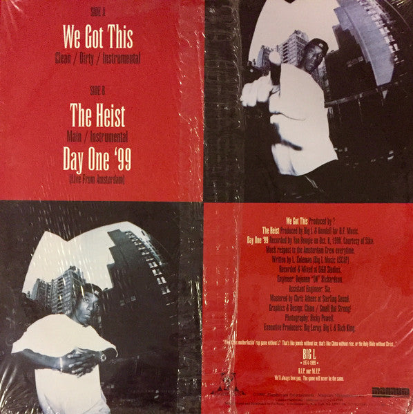 Big L – We Got This / The Heist / Day One '99 12" vinyl record, image 2 of 5