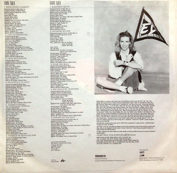 Debbie Gibson – Electric Youth LP vinyl record, image 5 of 10