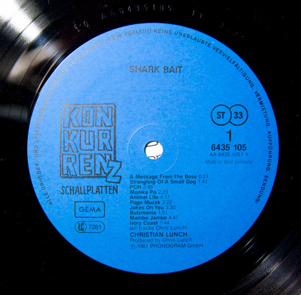 Christian Lunch – Shark Bait LP vinyl record, image 3 of 6