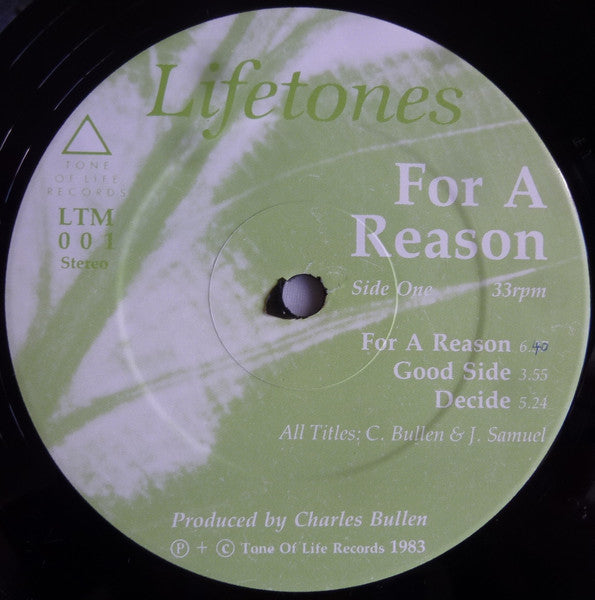 Lifetones – For A Reason LP vinyl record, image 3 of 5