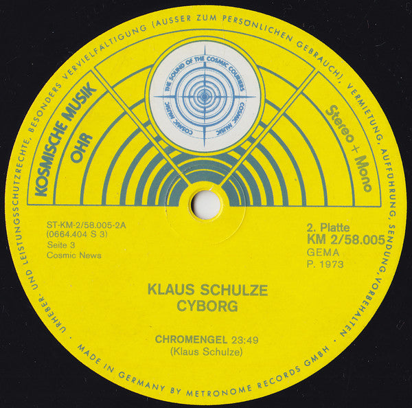 Klaus Schulze – Cyborg (2xLP) LP vinyl record, image 8 of 9