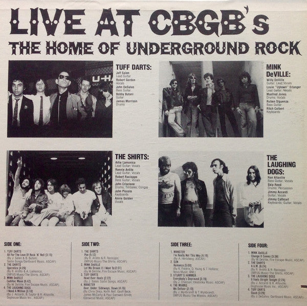 Various – Live At CBGB's - The Home Of Underground Rock (2xLP) LP vinyl record, image 2 of 10