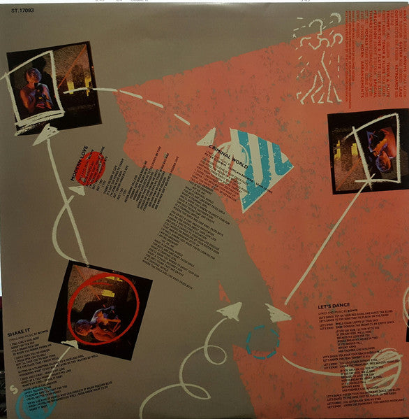 David Bowie – Let's Dance LP vinyl record, image 5 of 6