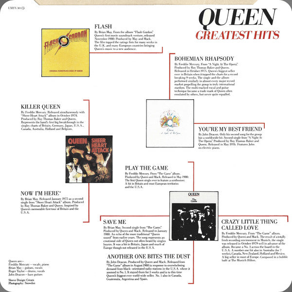 Queen – Greatest Hits LP vinyl record, image 6 of 7