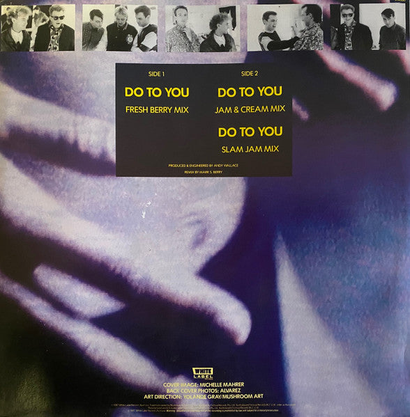 Machinations – Do To You (Fresh Berry Mix) 12" vinyl record, image 2 of 4