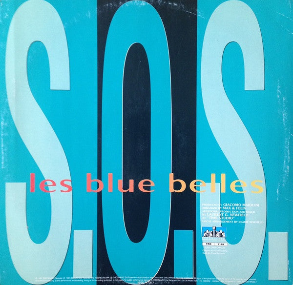 Les Blue Belles – S.O.S. 12" vinyl record, image 2 of 4