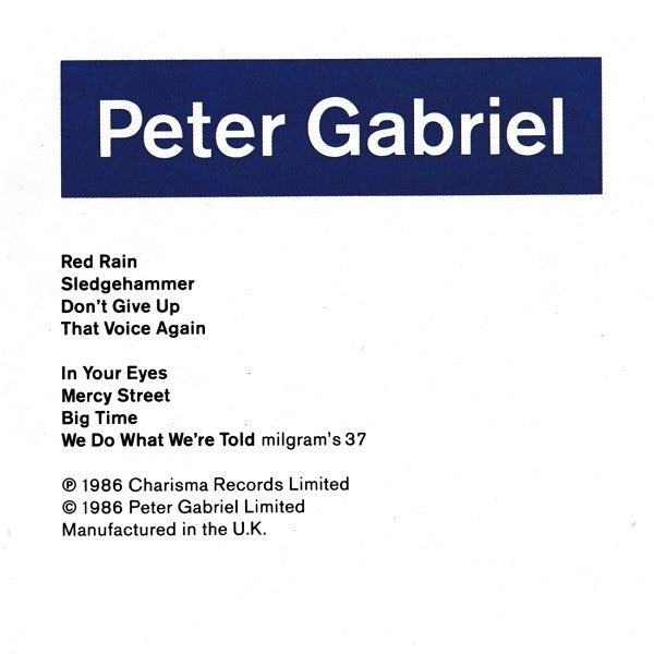 Peter Gabriel – So LP vinyl record, image 7 of 7