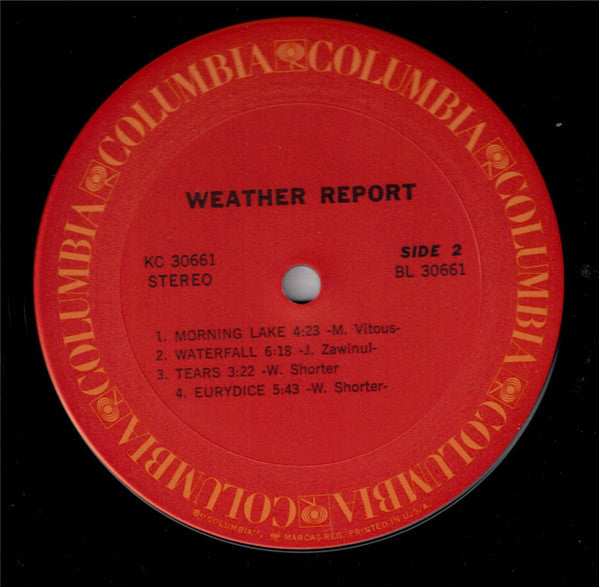 Weather Report – Weather Report LP vinyl record, image 4 of 5