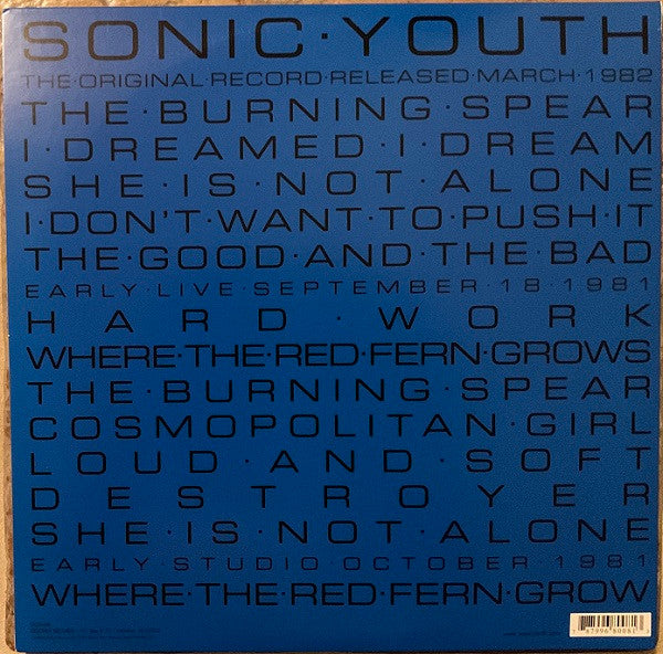 Sonic Youth – Sonic Youth LP vinyl record, image 4 of 9