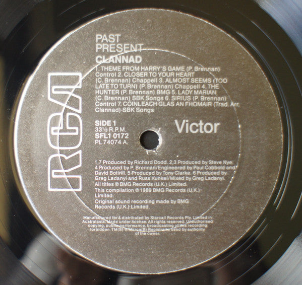 Clannad – Pastpresent LP vinyl record, image 4 of 7