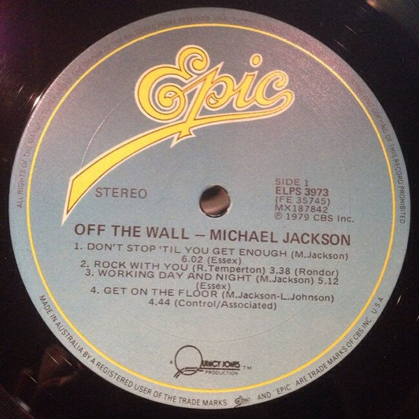 Michael Jackson – Off The Wall LP vinyl record, image 3 of 9