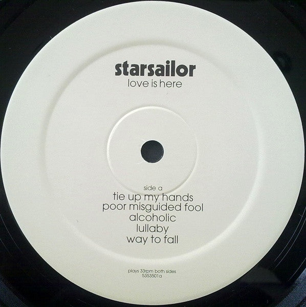 Starsailor – Love Is Here LP vinyl record, image 6 of 10