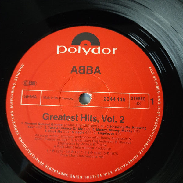 ABBA – Greatest Hits Vol. 2 LP vinyl record, image 3 of 6