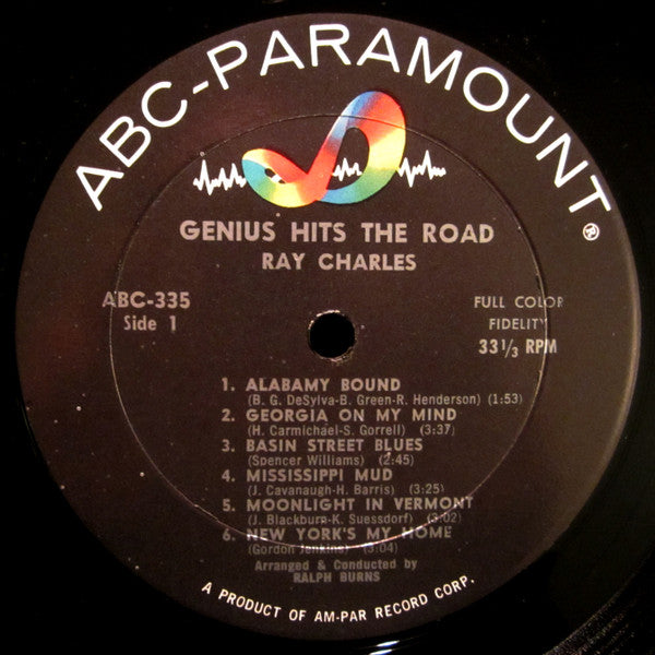 Ray Charles – The Genius Hits The Road LP vinyl record, image 3 of 7