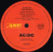 AC/DC – Flick Of The Switch LP vinyl record, image 3 of 6