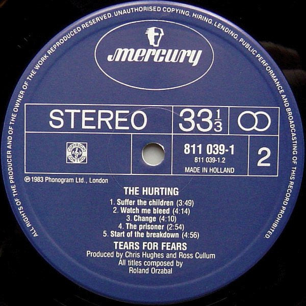 Tears For Fears – The Hurting LP vinyl record, image 4 of 6