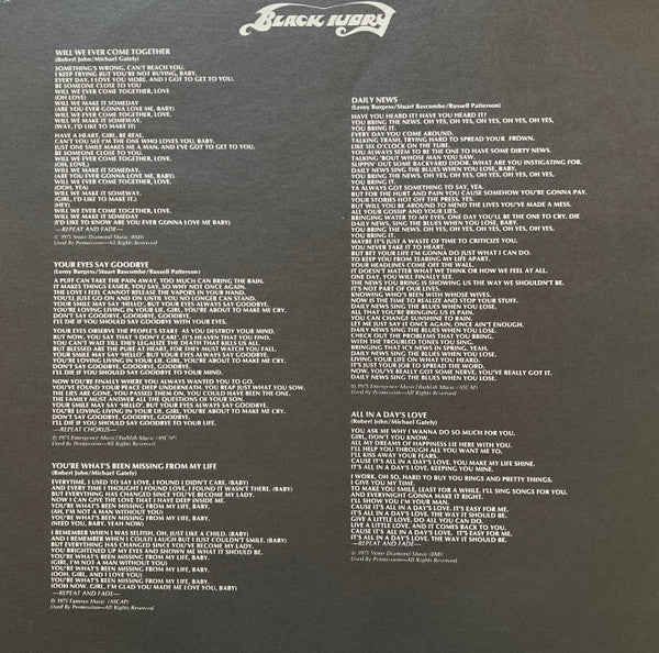 Black Ivory – Feel It LP vinyl record, image 5 of 6