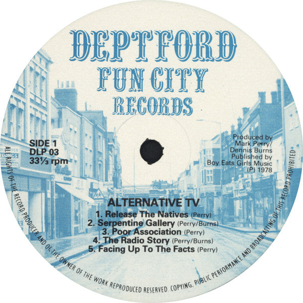 Alternative TV – Vibing Up The Senile Man (Part One) LP vinyl record, image 3 of 4