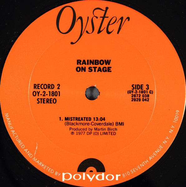Rainbow – On Stage (2xLP) LP vinyl record, image 5 of 7