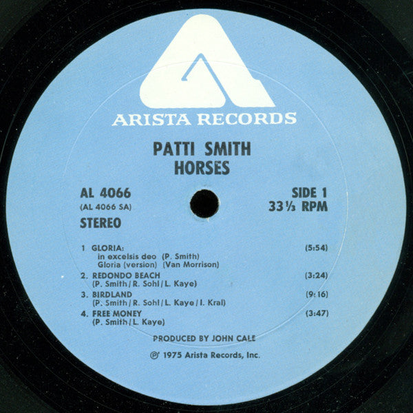 Patti Smith – Horses LP vinyl record, image 3 of 4