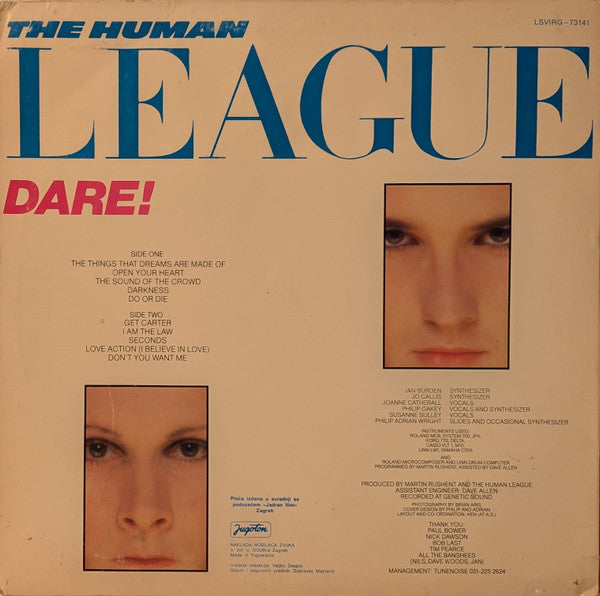 The Human League – Dare! LP vinyl record, image 2 of 6