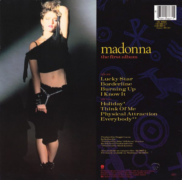 Madonna – The First Album LP vinyl record, image 2 of 8