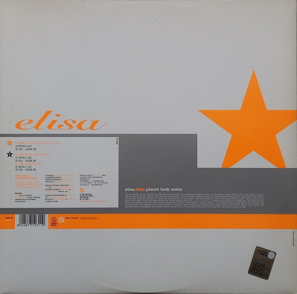 Elisa – Time (Planet Funk Remix) 12" vinyl record, image 2 of 4