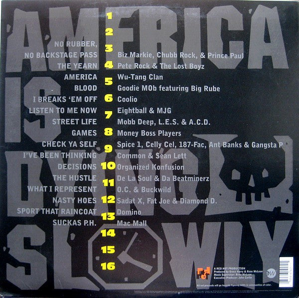 Various – America Is Dying Slowly (2xLP) LP vinyl record, image 2 of 9