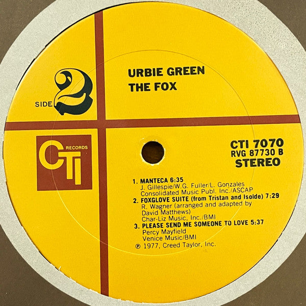 Urbie Green – The Fox LP vinyl record, image 6 of 7