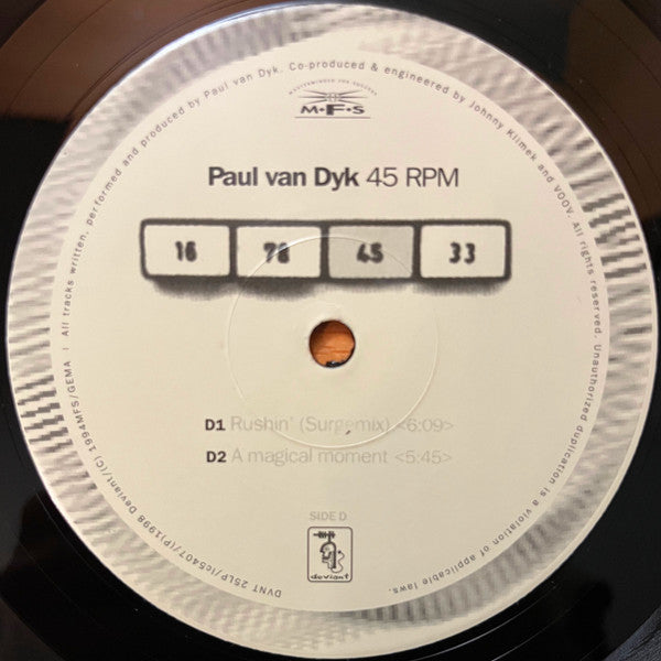 Paul van Dyk – 45 RPM (2xLP) LP vinyl record, image 6 of 6