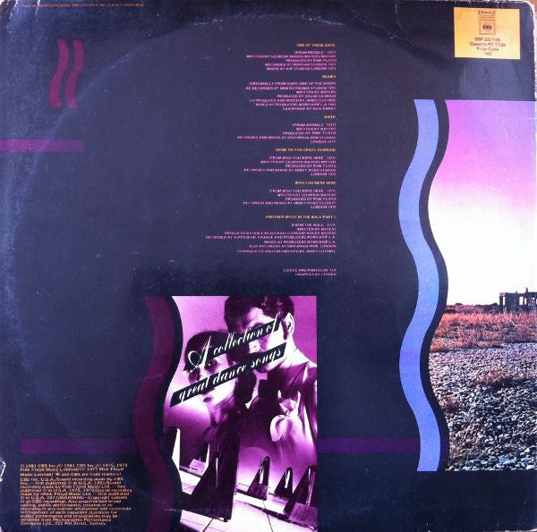 Pink Floyd – A Collection Of Great Dance Songs LP vinyl record, image 2 of 6