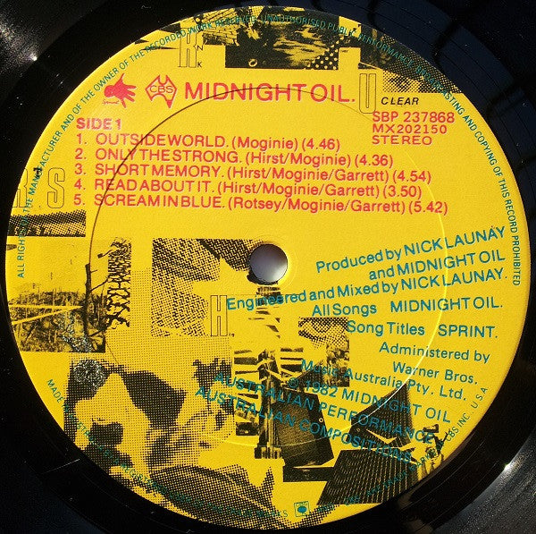 Midnight Oil – 10, 9, 8, 7, 6, 5, 4, 3, 2, 1 LP vinyl record, image 5 of 10
