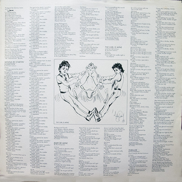 Michael Jackson – Thriller LP vinyl record, image 7 of 7