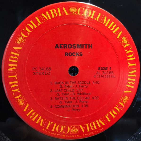Aerosmith – "Rocks" LP vinyl record, image 3 of 8