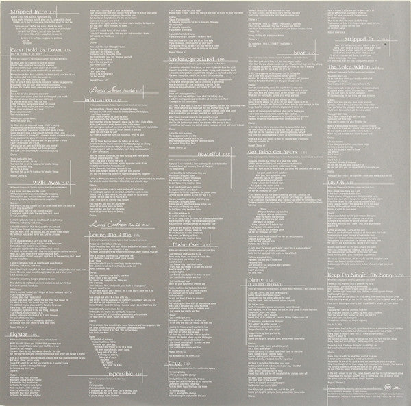 Christina Aguilera – Stripped (2xLP) LP vinyl record, image 8 of 8