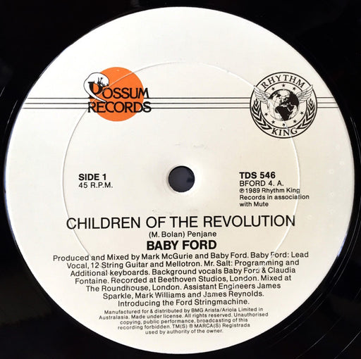 Baby Ford – Children Of The Revolution
