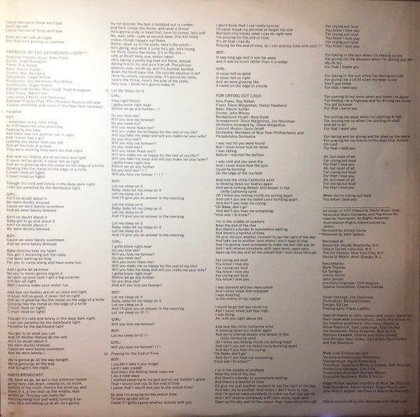 Meat Loaf – Bat Out Of Hell LP vinyl record, image 5 of 7