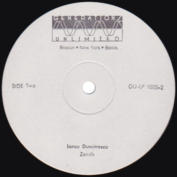 Iancu Dumitrescu – Nimbus / Zenith LP vinyl record, image 4 of 4