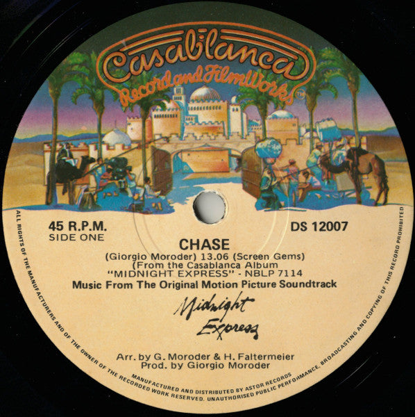 Giorgio Moroder – Chase / Love's Theme 12" vinyl record, image 1 of 3
