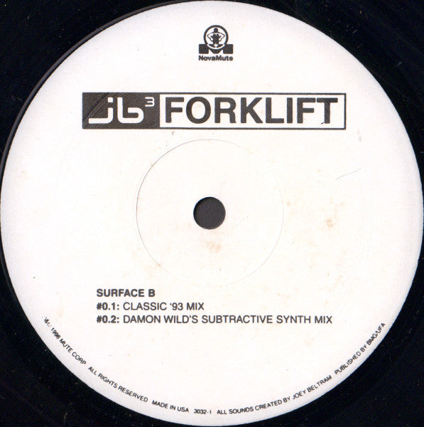 jb³ – Forklift (The Remixes) 12" vinyl record, image 4 of 4