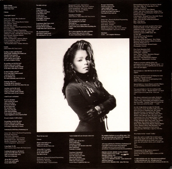 Janet Jackson – Rhythm Nation 1814 LP vinyl record, image 5 of 6