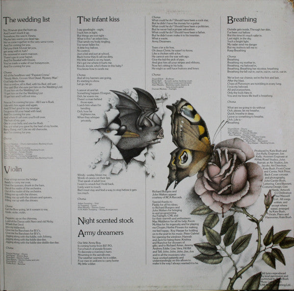 Kate Bush – Never For Ever LP vinyl record, image 3 of 8