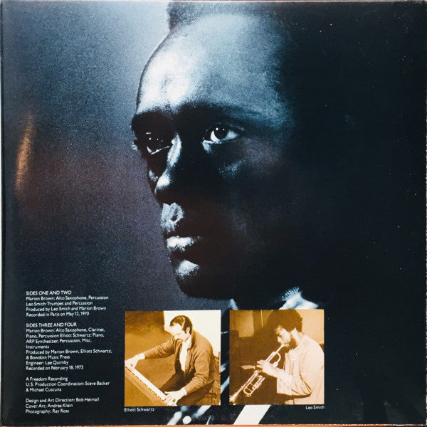 Marion Brown, Elliott Schwartz, Wadada Leo Smith – Duets (2xLP) LP vinyl record, image 4 of 8