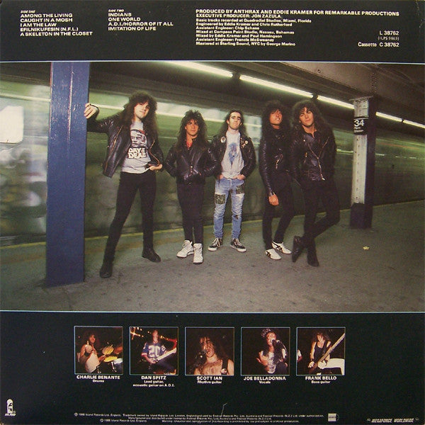 Anthrax – Among The Living LP vinyl record, image 2 of 6