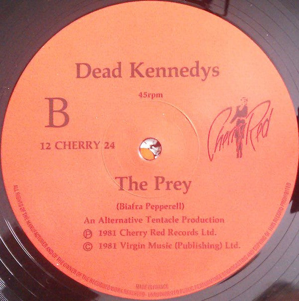 Dead Kennedys – Too Drunk To Fuck 12" vinyl record, image 4 of 5