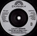 Cathy Dennis – Touch Me (All Night Long) 7" vinyl record, image 4 of 4
