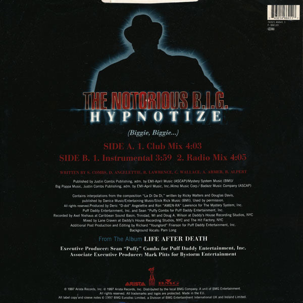 Notorious B.I.G. – Hypnotize 12" vinyl record, image 2 of 6